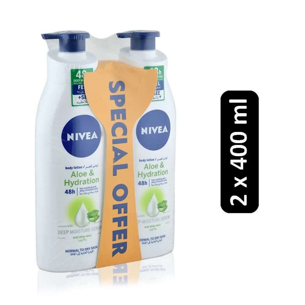 Nivea لوشن الجسم بالصبار والترطيب بترطيب عميق