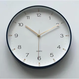 Maple Leaf Home ساعة حائط Aurora، 30 cm، بيضاء، BPR1265W