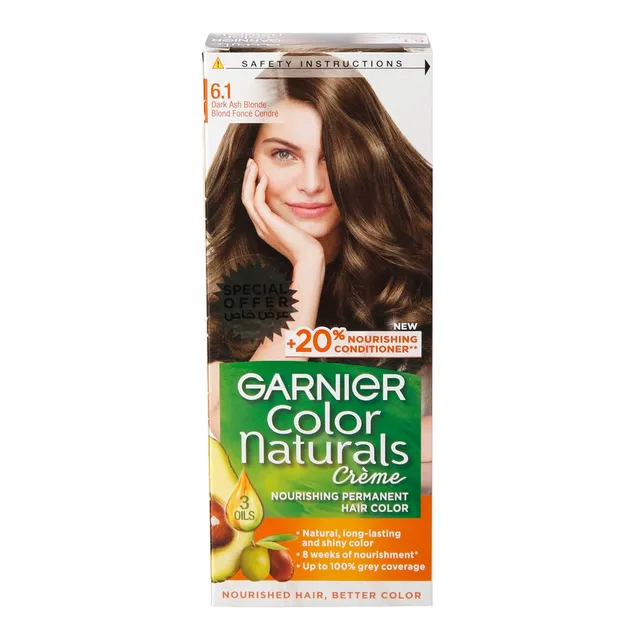 Garnier 6.1 Dark Ash Blonde Colour Naturals Cr塾e