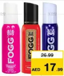 Fogg بخاخ للجسم آر تي متنوع