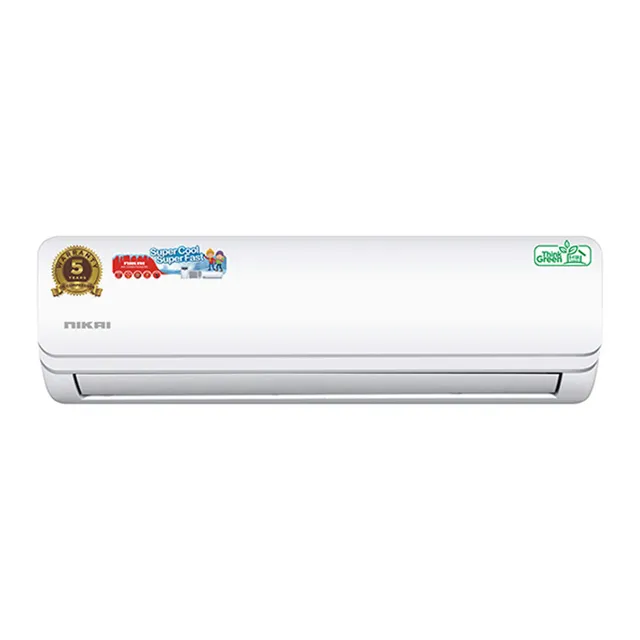 Nikai 1.5 Ton Split Air Conditioner, Rotary Compressor, White, NSAC18131