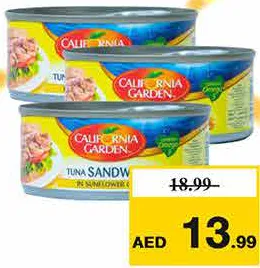 California Garden Sandwich Tuna in Sunflower Oil
