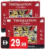 THOMASTON Bedsheet 3Pc Set KING, 144TCP