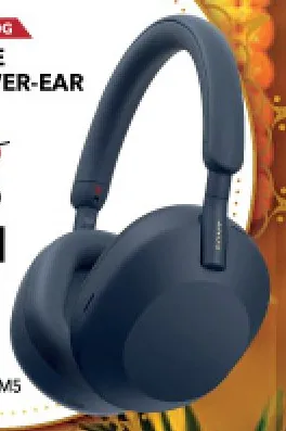 Sony سماعات رأس لاسلكية بخاصية إلغاء الضوضاء فوق الأذن Wh-1000Xm5
