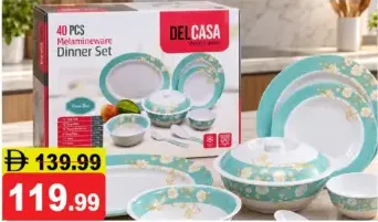 Delcasa Melamine Dinner Set