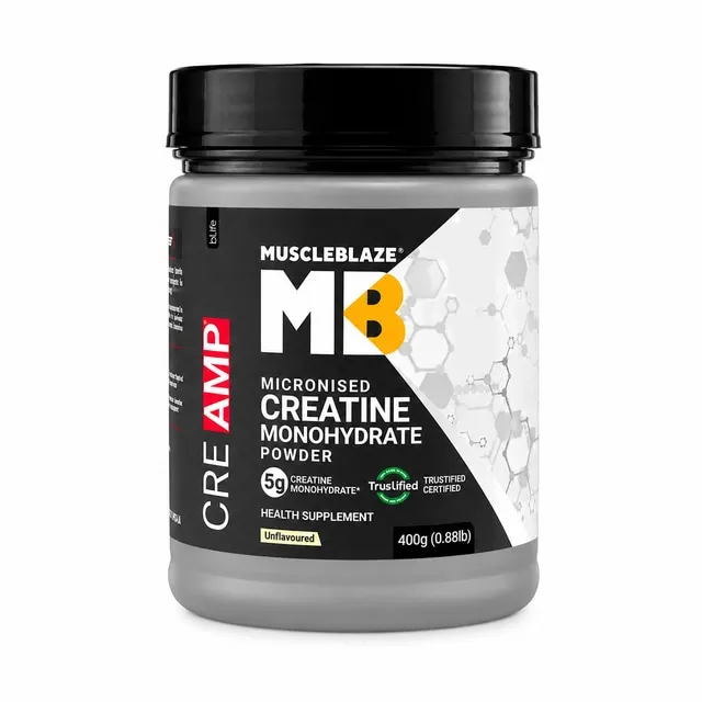 Muscleblaze كرياتين مونوهيدرات CreAMP بدون نكهة 0.88 lb