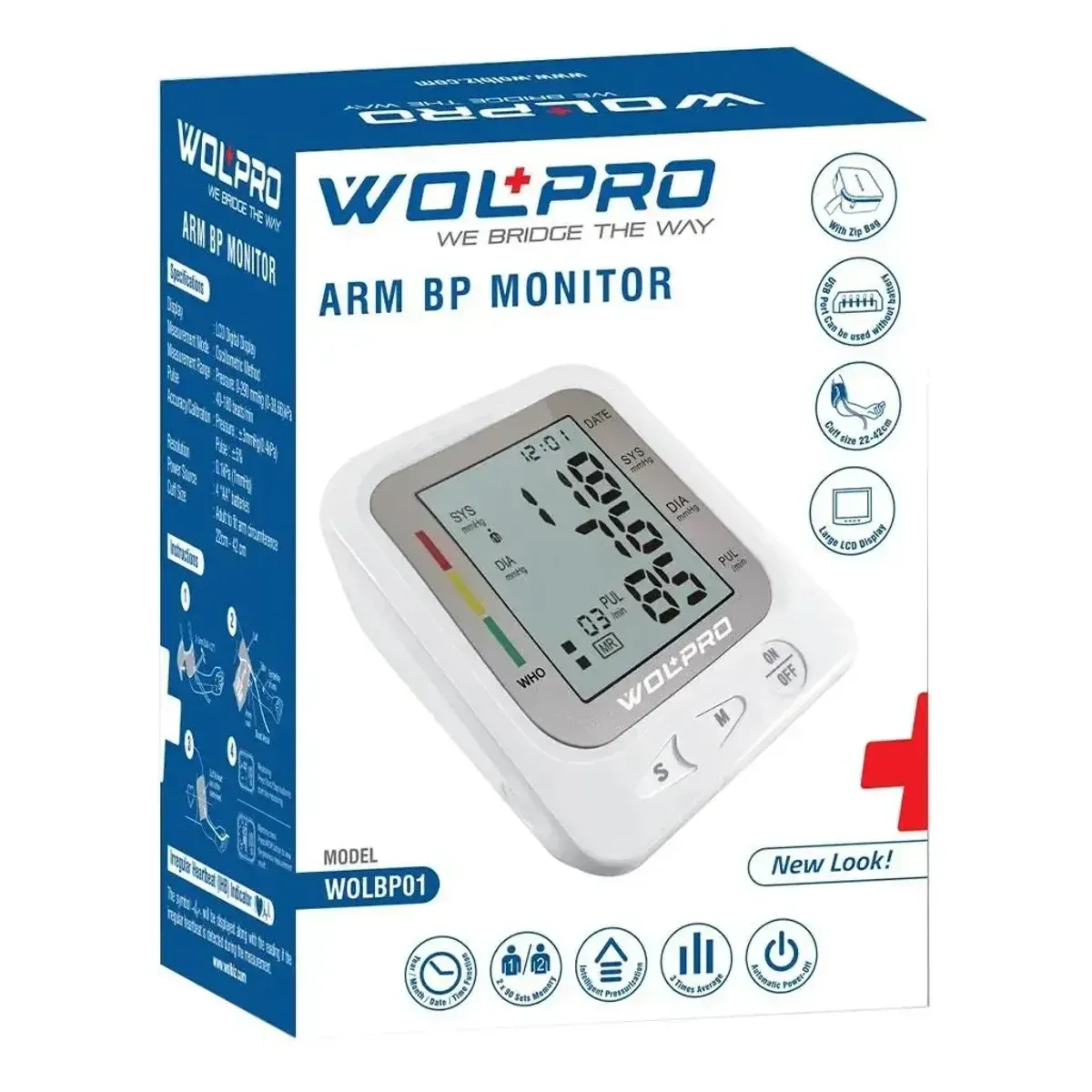 Wolpro جهاز قياس ضغط الدم للذراع WOLBP01