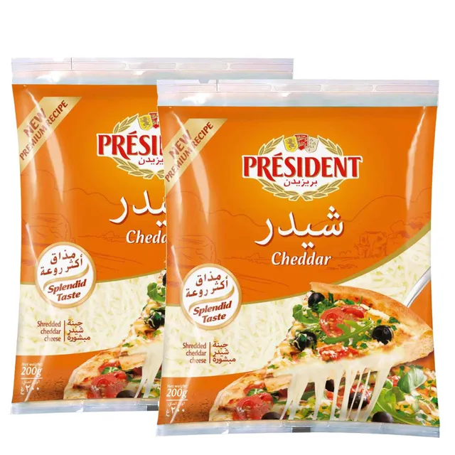 President Shredded Cheddar Cheese