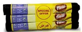 Flow Garbage Bag Rolls Black