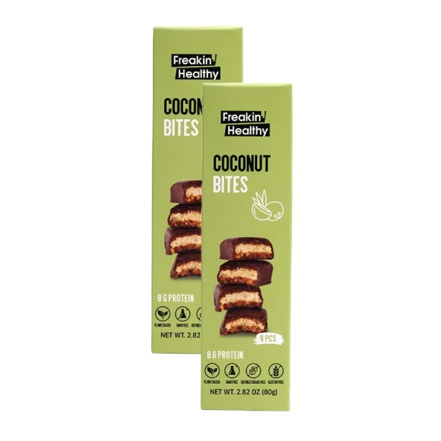 Freakin' Healthy Nut Butter Bites Coconut