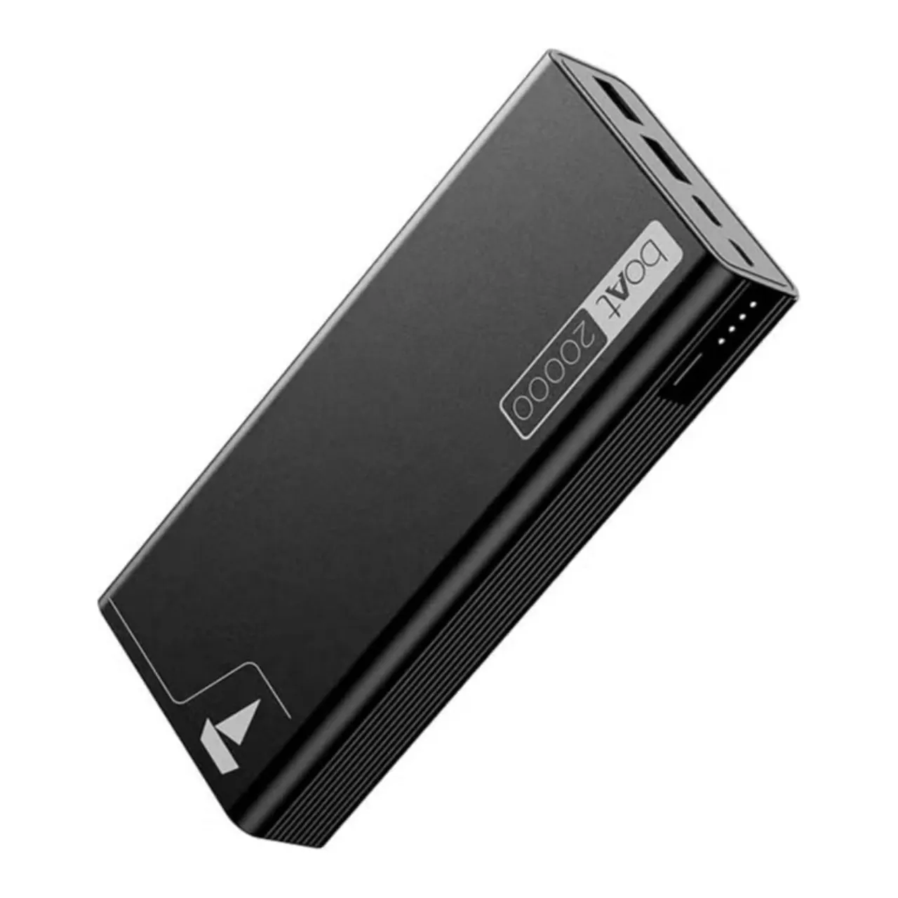 Boat باور بانك EnergyShroom بسعة 20000 mAh بقدرة 22.5W، أسود كربوني، PB400