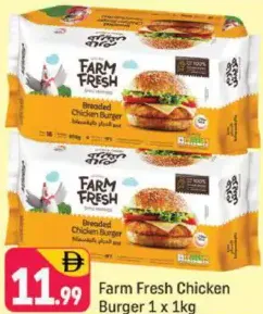 Farm Fresh Chicken Burger