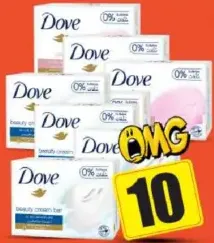 Dove Soap Pink / White