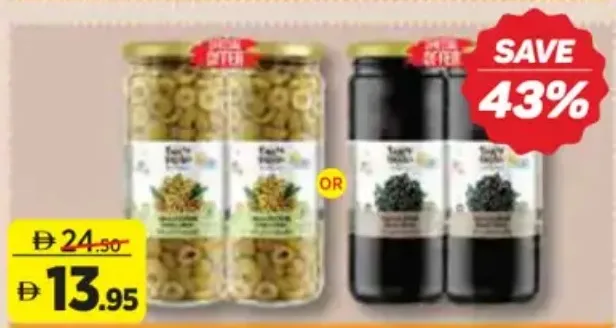Farm Fresh Green Sliced Olives / Black Sliced Olives