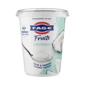 Fage لبنة مع جوز الهند