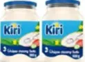 Kiri glass jar cheese