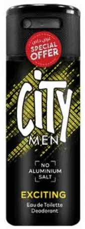 City Men بخاخ مزيل عرق مشكل