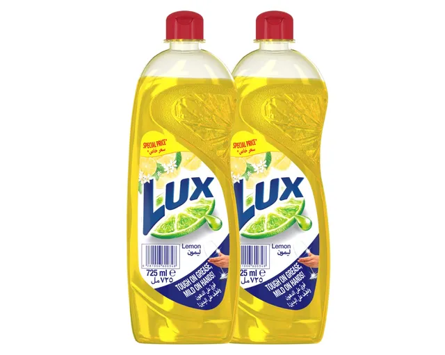 Lux Sunlight Dishwash Lemon 725Mlx2Pcs