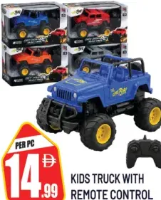 Kids Truck With Remote Control