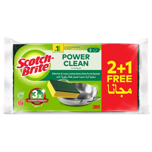 3M Scotch-Brite Scotch Brite Heavy Duty Scrub Sponge