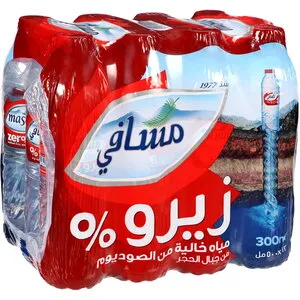 Masafi Water Zero Sodium 500mlx12Pieces