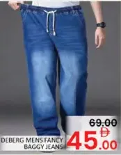 Deberg Mens Fancy Baggy Jeans