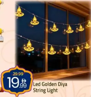 سلسلة إضاءة LED ديا ذهبية