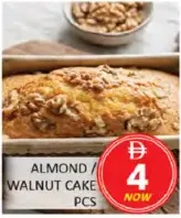Almond Walnut Cake