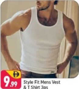 Style Fit Mens Vest & T Shirt