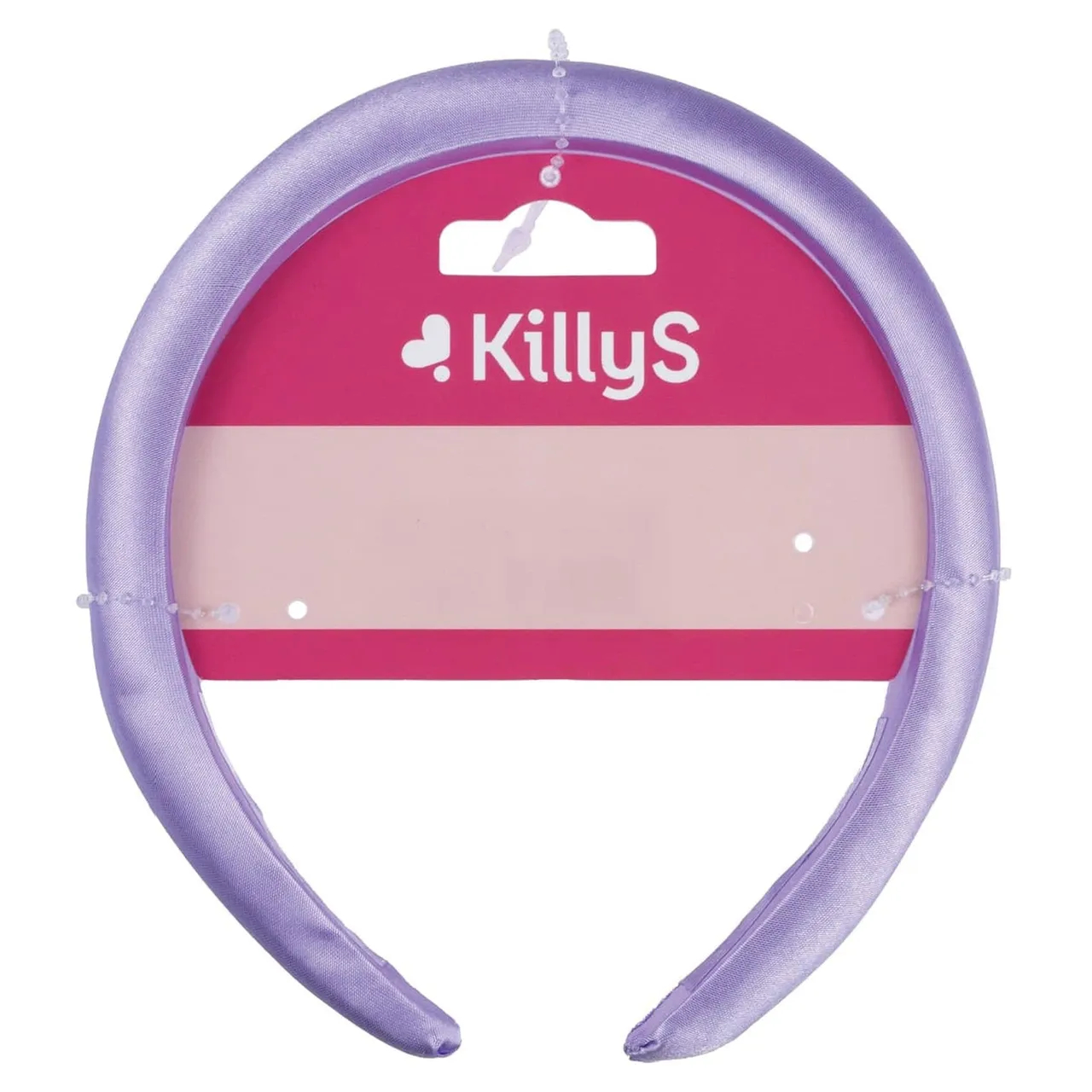 Killys طوق شعر مبطن بلون لافندر باستيل