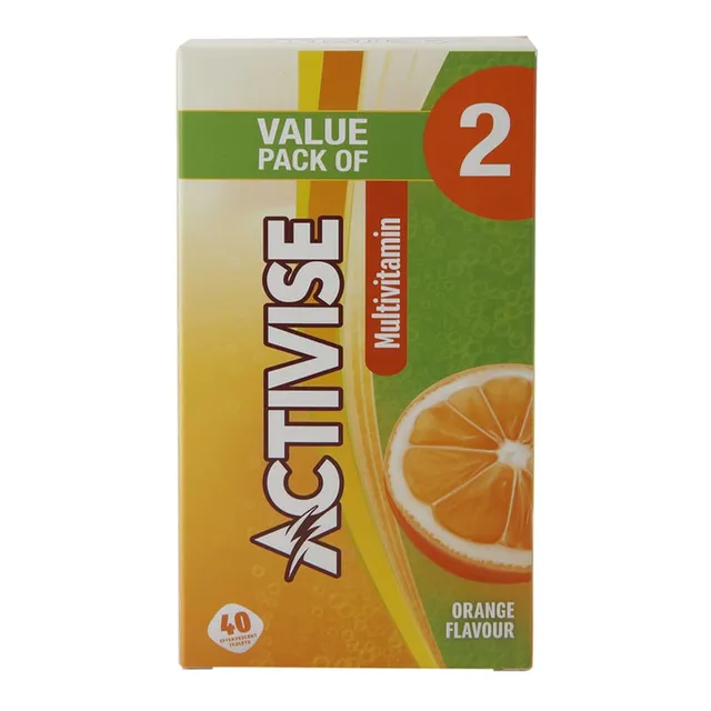Activise Multivitamin Orange Flavour, 40 Tablets