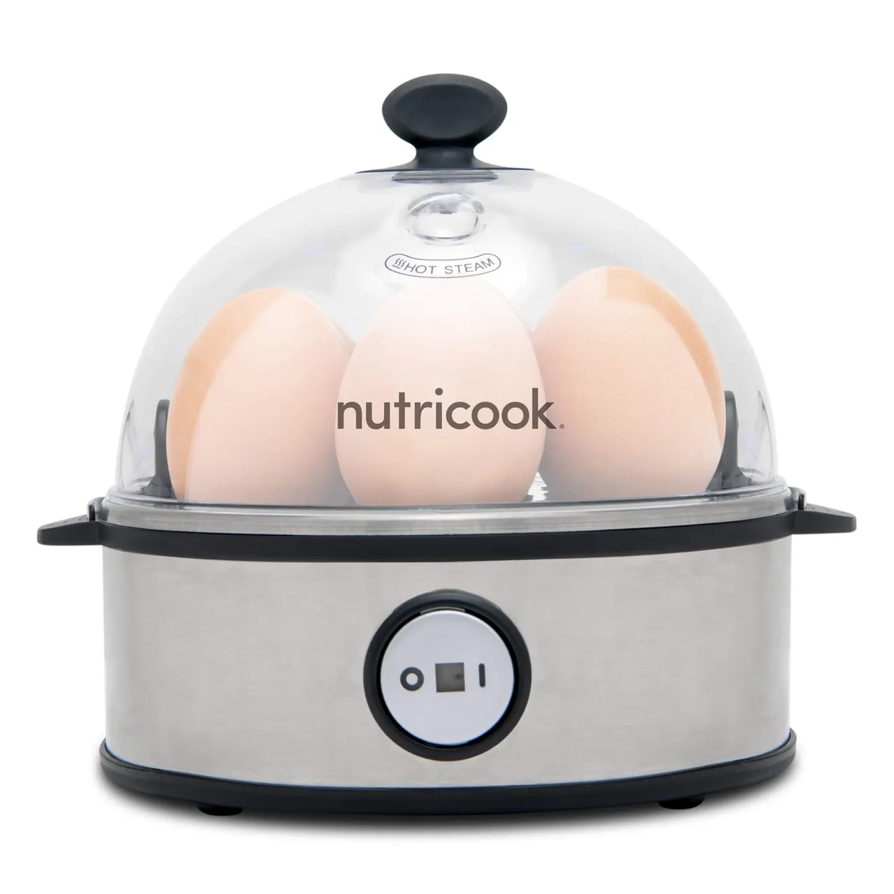 Nutricook جهاز طهي البيض السريع، 360 W، ستانلس ستيل، NC-EC360