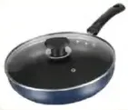 Zest Home مقلاة مع غطاء Zh-447