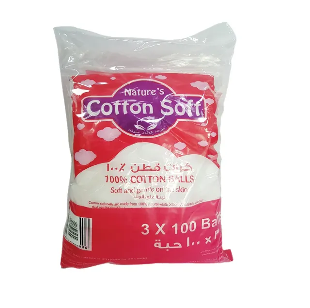 Nature'S Cotton Soft Cotton Soft 3X100 Cotton Balls