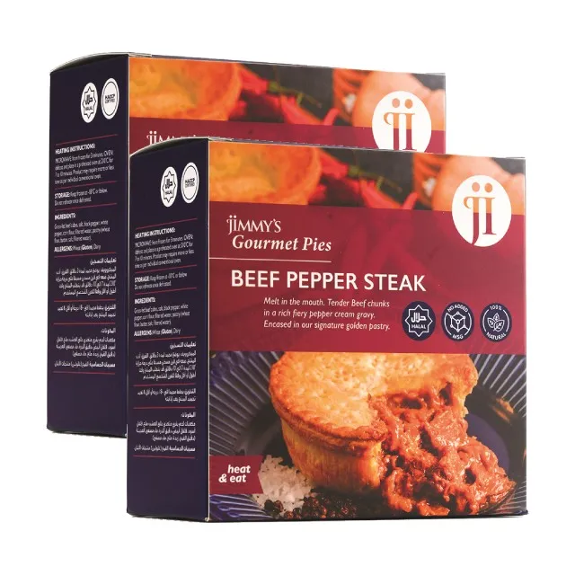 Jimmy's Gourmet Pie Beef Pepper Steak