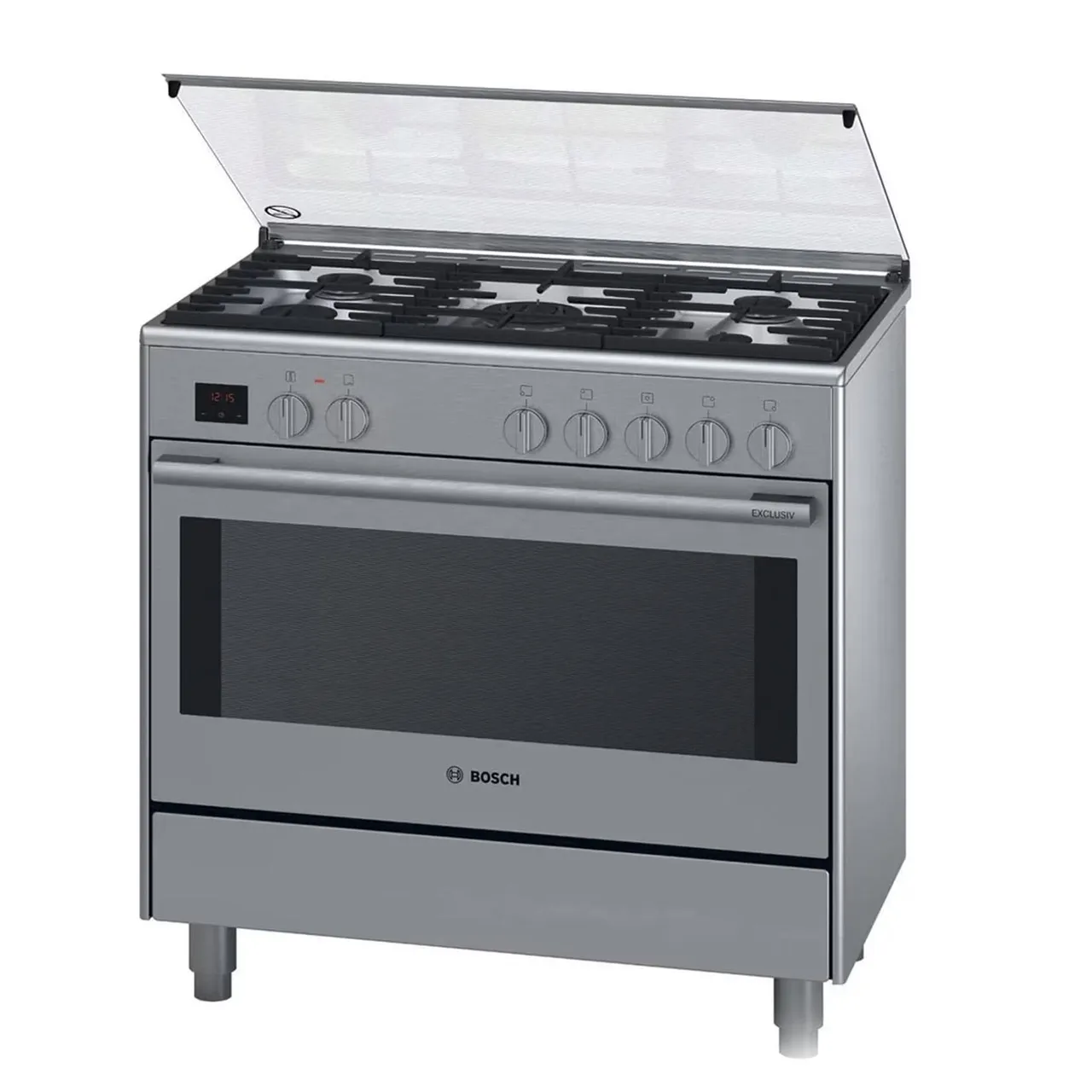 Bosch طباخ علوي بالغاز والكهرباء 90x60cm، HSB738357M