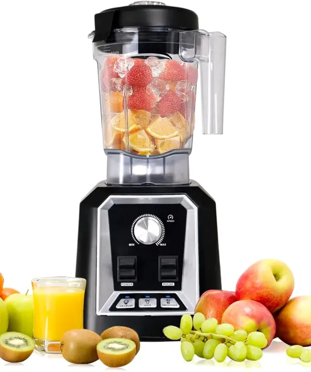 orixa Professional Heavy Duty High-Speed Blender with Unbreakable Jar, 6-Piece Stainless Steel Blades, 9 Variable Speeds, Wet & Dry Grinder, Overload Protection for Smoothies, Juices & More