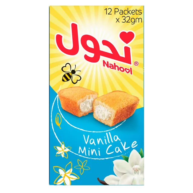 Nahool Mini Cake 12x32gm Vanilla