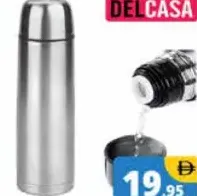 Del Casa قارورة مفرغة الهواء