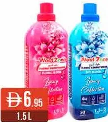 West Zone Fabric Conditioner Floral/Sky Bloom