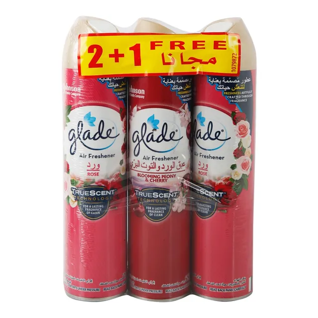Glade Rose + Blooming Peony & Cherry Air Freshener - 2 +