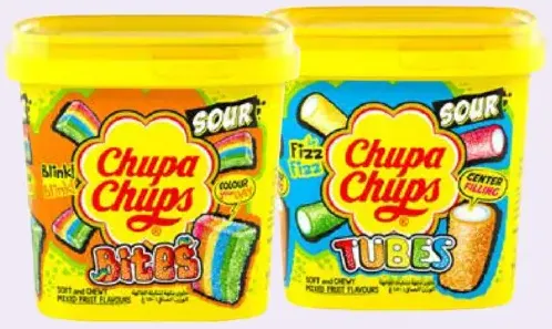 Chupa Chups Sour Candy Bites/Tubes
