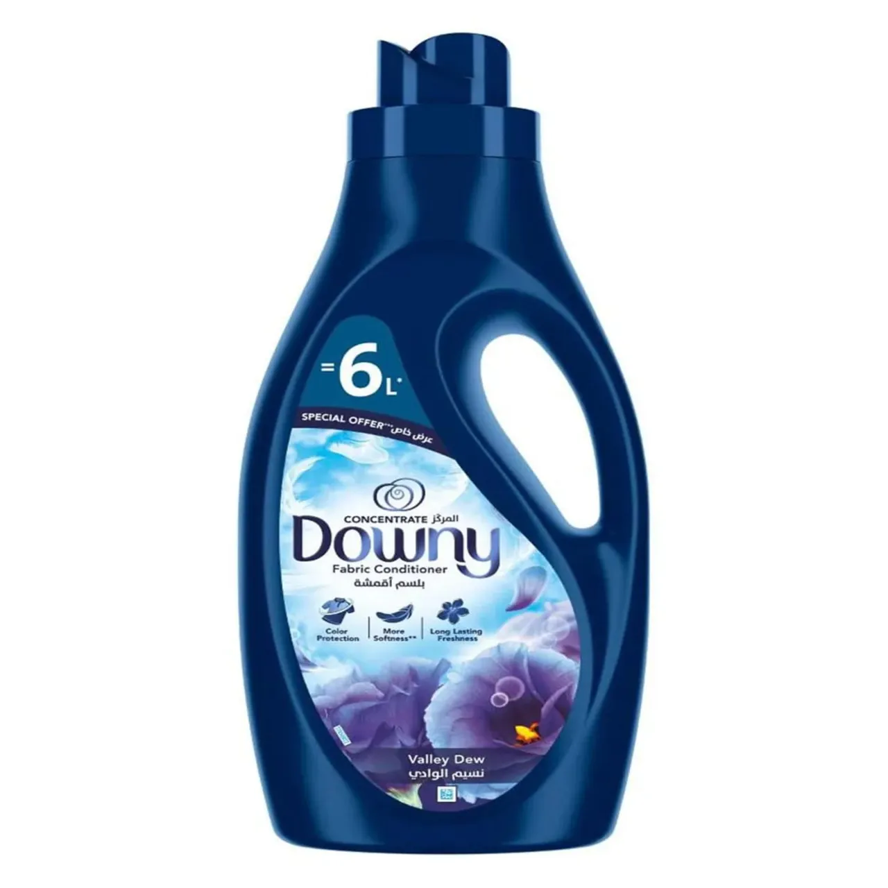 Downy منعم أقمشة مركز Valley Dew، عبوة اقتصادية