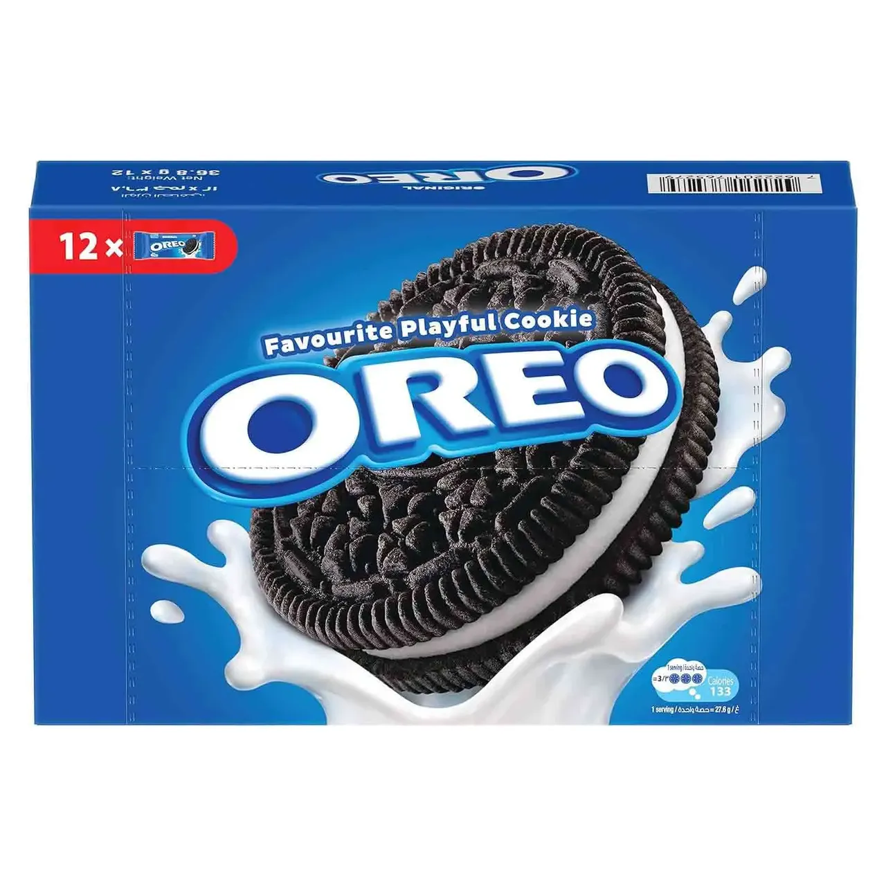 Oreo بسكويت أوريو بالكريمة الأصلي