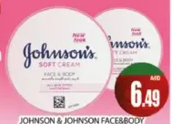 Johnson's كريم ناعم للوجه والجسم