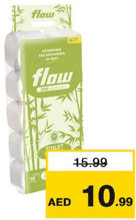 Flow Toilet Roll 2Ply