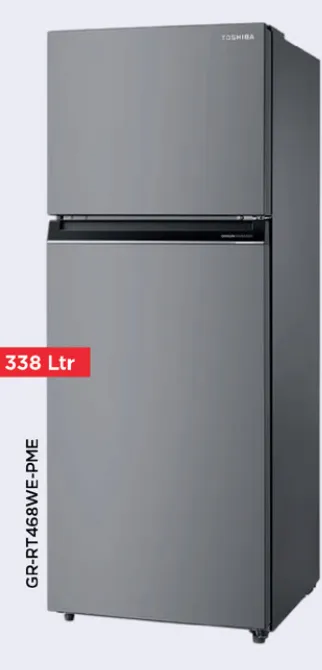 Toshiba Double Door Refrigerator GR-RT468WE-PME