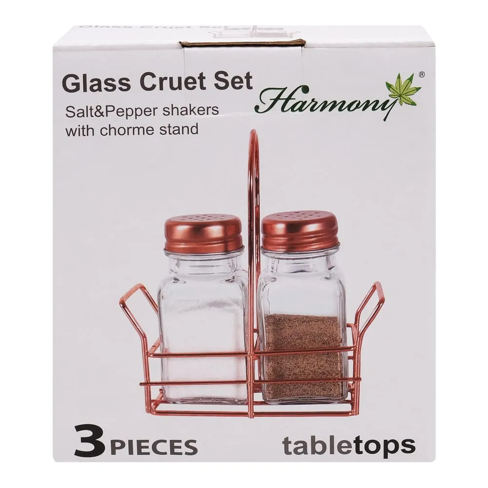 Harmony طقم زياتات زجاجي - 3 pcs