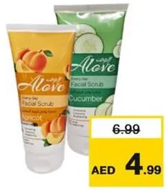 Alove مقشر للوجه بالألوفيرا، أنواع متنوعة