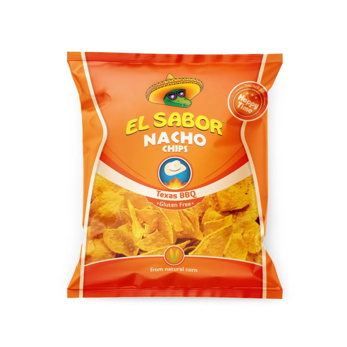 El Sabor شيبس ناتشوز بنكهة الشواء